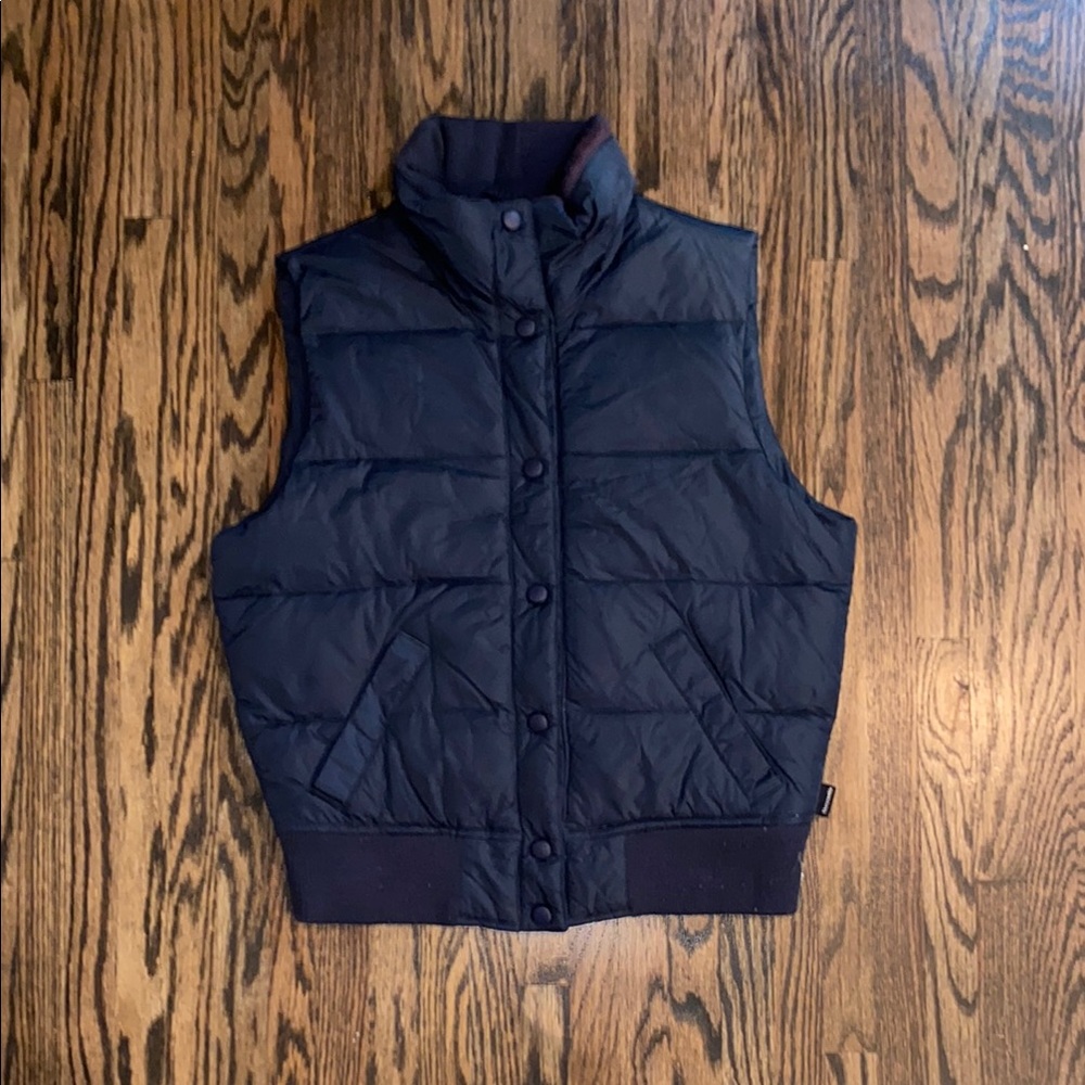 Navy Blue Abercrombie Puffer Vest